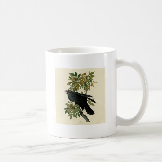 Mug Audubon Raven Oiseau classique (Droite)