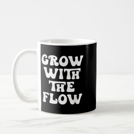 Mug Augmenter Avec Le Devis De Motivation De Flux (Gauche)