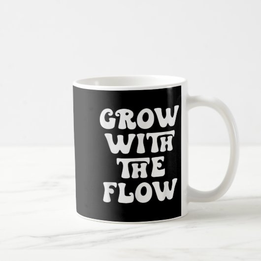 Mug Augmenter Avec Le Devis De Motivation De Flux (Droite)