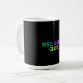 Mug Augmenter la boue motivationnelle de l'écorce (Devant gauche)