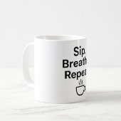 Mug Augmenter plus fort - Motivational Typography Desi (Devant gauche)