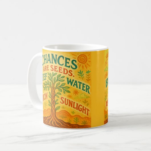 Mug Augmentez vos objectifs (Devant gauche)