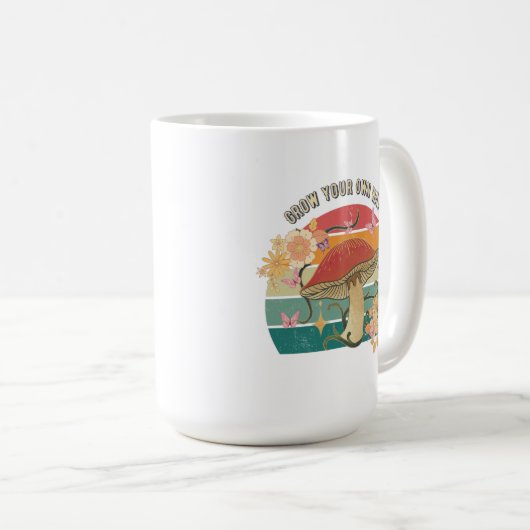 Mug Augmentez votre propre cheminée rétro (Devant droit)