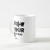 Mug Augmentez votre propre voie (Devant gauche)