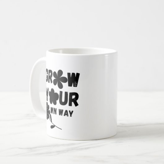 Mug Augmentez votre propre voie (Devant gauche)