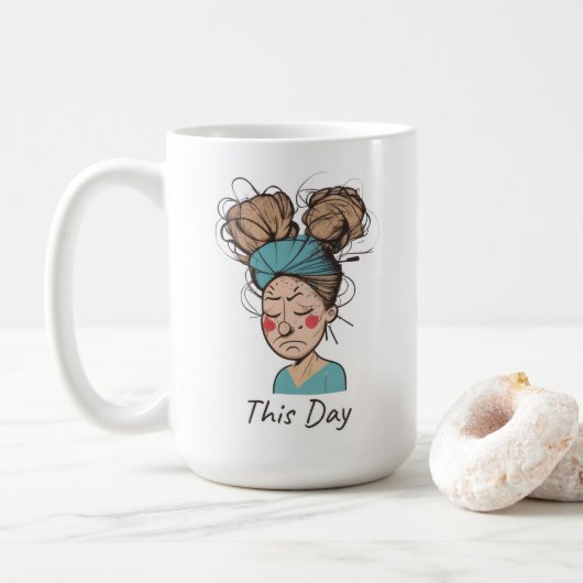 Mug Aujourd'hui | Avoir des moments difficiles (Avec donut)