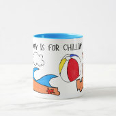 Mug "Aujourd'hui c'est pour se détendre" (Centre)