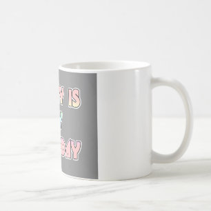 Mug Aujourd'hui est mon anniversaire Baby Pink Art Pri