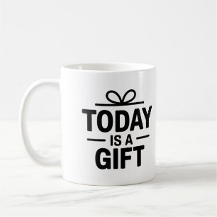 Mug Aujourd'hui est une boîte cadeau - Inspiration de