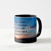 Mug Aujourd'hui est une citation inspirée de lever de (Devant droit)