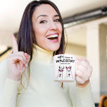 Mug Aujourd'hui est WinTuesday Funny Citation café<br><div class="desc">Sirotez un verre de style sur "WinTuesday" avec cette délicieuse tasse à café avec une citation de vin amusante et un charme rétro. Parfait pour les amateurs de vin, cette tasse mignonne et illustrée peut être personnalisée avec un texte personnalisé, ajoutant une couche supplémentaire de charme qui en fait un...</div>