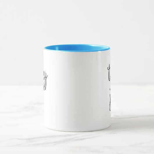 Mug Aujourd'hui je choisis Joy, joyeuse, heureuse, bon (Centre)