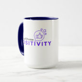 Mug Aujourd'hui je choisis la positivité (Devant gauche)