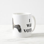 Mug Aujourd'Hui Je Vais Tourner Comme Un Aigle....JE V (Devant droit)