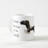 Mug Aujourd'Hui Je Vais Tourner Comme Un Aigle....JE V (Devant gauche)