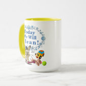 Mug Aujourd'hui nous allons nettoyer mais vous faites  (Devant gauche)