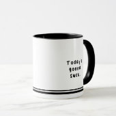 Mug Aujourd'hui va sucer la tasse. La maison originale (Devant droit)