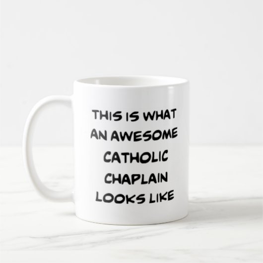 Mug aumônier catholique, génial (Gauche)