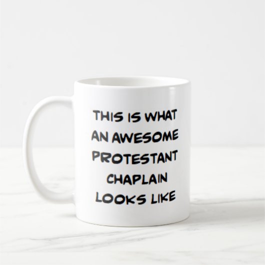 Mug aumônier protestant, génial (Gauche)