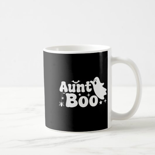 Mug Aunt Boo Funny Ghost Halloween Family Matching  (Droite)