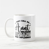 Mug Aunt Partner In Crime Shirt Aunt Tee Shirts Sarcas (Gauche)
