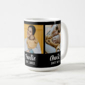 Mug Auntie Established Script Black 3 Photo Coffee (Devant droit)