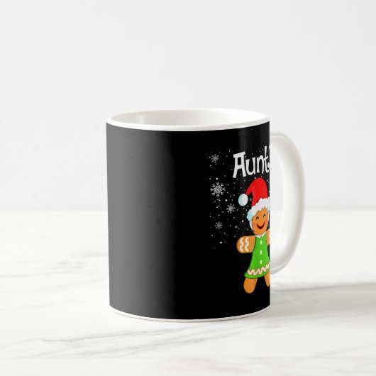 Mug Auntie Gingerbread Family Matching Christmas Women (Devant droit)