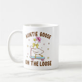 Mug Auntie Goose On The Loose Funny Birthday Matching  (Gauche)