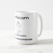 Mug Auntiecorn licorn (Devant droit)