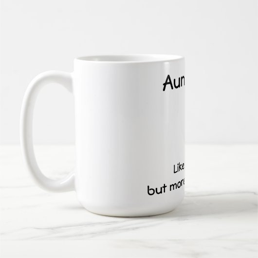 Mug Auntiecorn licorn (Gauche)