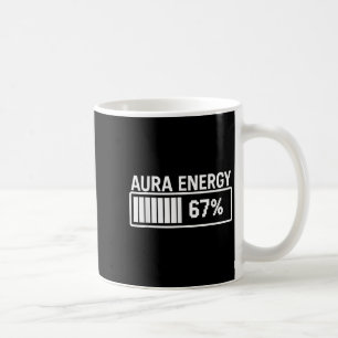 Mug Aura Energy À 67 Funny Six Sept Mèmes Gen Alpha S