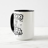 Mug Aura Farming Plus 9999 Bateau Enfant Mème (Devant gauche)