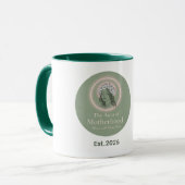 Mug Aura Personnalisée de Maternité - Café Zen Boho (Devant gauche)