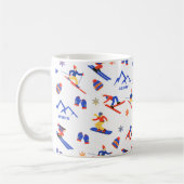Mug Auron Mercantour France Ski Snowboard Motif (Gauche)