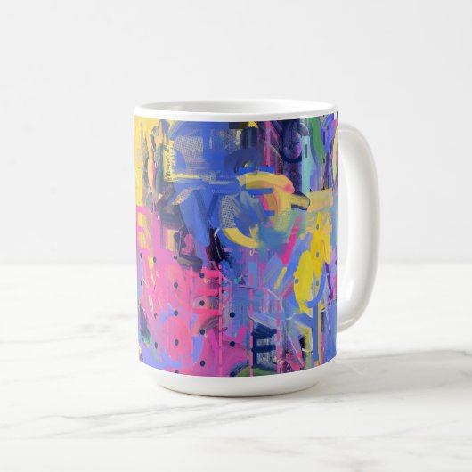 Mug Aurora Abstrait (Devant droit)
