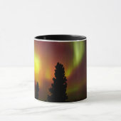 Mug Aurora boréale et arbres (Centre)