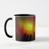 Mug Aurora boréale et arbres (Gauche)