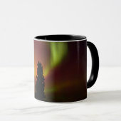 Mug Aurora boréale et arbres (Devant droit)