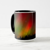 Mug Aurora Borealis et arbres (Devant gauche)