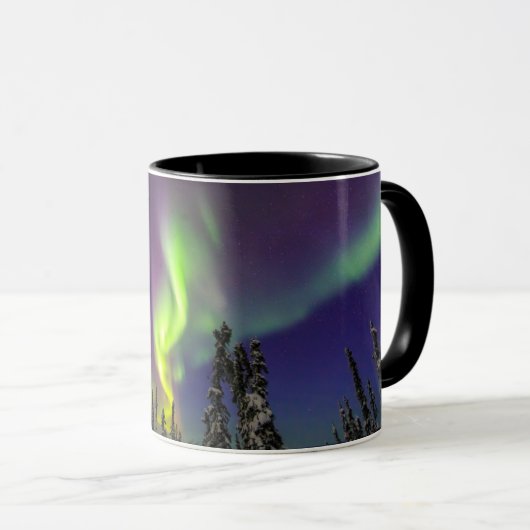 Mug Aurora Borealis | Fairbanks, Alaska (Devant droit)