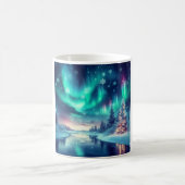 Mug aurora borealis/Noël/hiver (Centre)