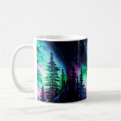 Mug Aurora céleste boréale Lumières nord vives (Gauche)