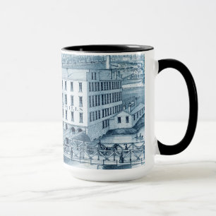 Mug Aurora Illinois Woolen Mills 1871