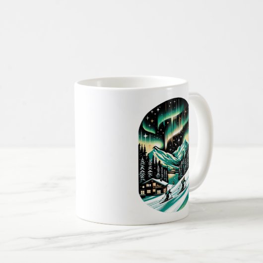 Mug Aurora Ski Adventure (Devant droit)
