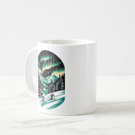 Mug Aurora Ski Adventure (Devant gauche)