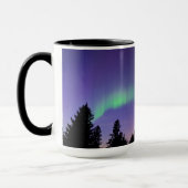 Mug Aurore boréale & Arbres | Manitoba, Canada (Gauche)
