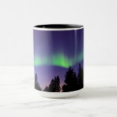 Mug Aurore boréale & Arbres | Manitoba, Canada (Centre)