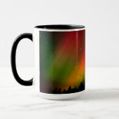 Mug Aurore boréale et arbres (Gauche)