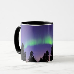 Mug Aurore boréale et arbres Manitoba, Canada