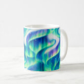 Mug Aurore Boréale Motif Abstrait (Devant droit)